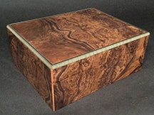 Walnut handcrafted humidor