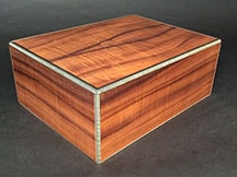 Humidor for Sale, made from Curly Koa