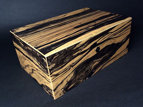 Golden Ebony Humidor For Sale