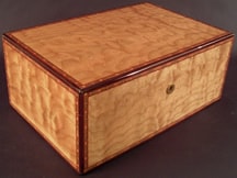 Cherry Wood 125 Cigar Humidor