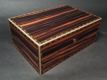 Ebony wood unique humidors for cigars 