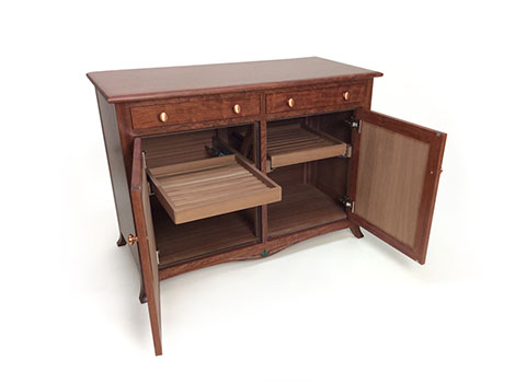 Open Humidor Chest