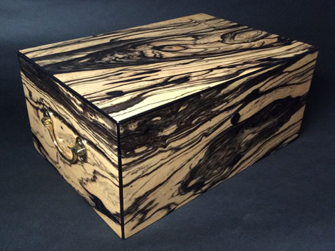 Golden Ebony Humidor For Sale