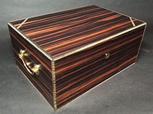 Ebony unique cigar humidor