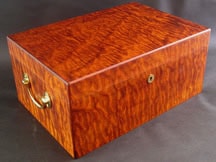 Premium Maple Cigar Humidor